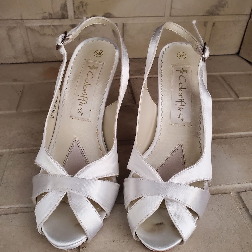 platform sling-back pumps - Picture 2 of 5